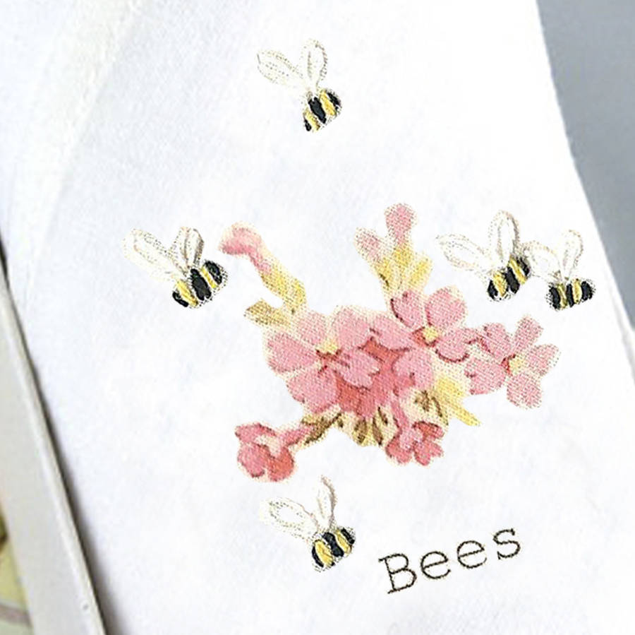 Lady's Handkerchief Bees And Pink Flowers, 1 of 3
