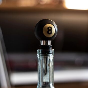 Eight Ball Bottle Stopper, 2 of 2