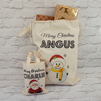 Personalised Mini Christmas Tote Bag, 3 of 6