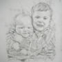 Custom Family Child Portrait Drawing Or Gift Voucher, thumbnail 7 of 12