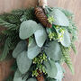 Eucalyptus And Pinecone Swag Wreath, thumbnail 2 of 2