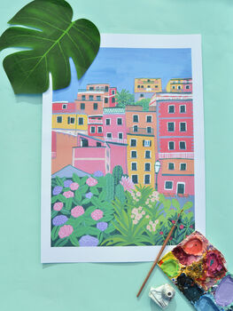 Cinque Terre, Italy Travel Art Print, 4 of 5