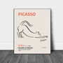 Picasso Japanese Cat Exhibition Art Print, thumbnail 2 of 4