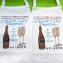 Personalised Lord And Lady Apron, thumbnail 7 of 7