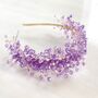 Lilac Crystal Headband, thumbnail 4 of 5
