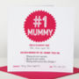 Personalised Number One Mothers Day Card, thumbnail 1 of 3