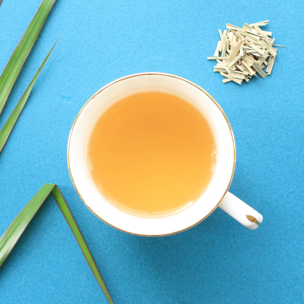China Lemongrass Green Tea In Refillable Glass Jar, 1 of 4