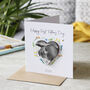 Happy First Father's Day Photo Magnet Card, thumbnail 6 of 6
