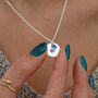 Personalised Gold Plated Or Silver Birthstone Necklace, thumbnail 2 of 5