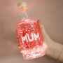 Personalised 500ml Light Up Glitter Mum Spirit, thumbnail 1 of 2