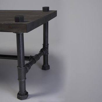 Classic Industrial Style Coffee Table, 4 of 4