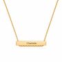 Personalised 3D Bar Shaped Engraved Name Necklace, thumbnail 6 of 12