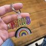 Proud Lgbtq+ Rainbow Keyring, thumbnail 3 of 3