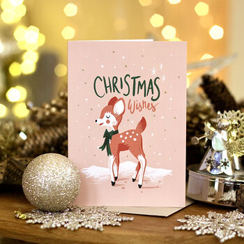 Little Deer Christmas Card, 2 of 3
