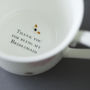 Personalised Hidden Message Botanical Bone China Cup, thumbnail 2 of 9