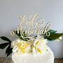Elegant Brown Eid Mubarak Cake Topper Ramadan Celebrations, thumbnail 2 of 3