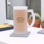 Personalised Photo Frosted Beer Stein, thumbnail 7 of 12