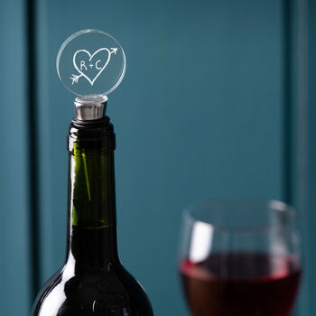 Personalised Wine Bottle Stopper For Couples, 7 of 7