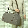 Canvas Holdall Weekender, thumbnail 3 of 12