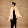 100% Mulberry Silk Scarf Champagne Gold In Gift Box, thumbnail 7 of 7