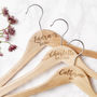Wooden Personalised Maid Of Honour Hanger, thumbnail 3 of 3