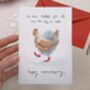Chicken Anniversary Card, thumbnail 2 of 2