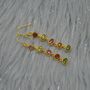 Mixed Tourmaline Sterling Silver Dangle Earrings, thumbnail 11 of 12