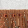 Chantilly Lace Burnt Orange Embroidered Flower Girl Wedding Dress, thumbnail 6 of 8