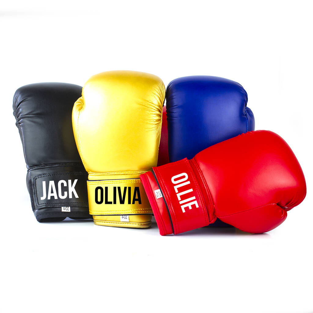 Personalised Boxing Gloves For Kids 6oz, 1 of 6