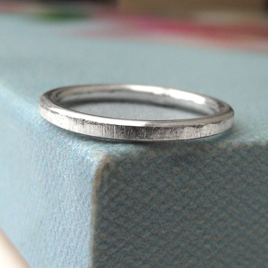 sterling silver texture ring by zelda wong | notonthehighstreet.com
