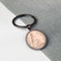 1936 90th Birthday Half Penny Coin Keyring, thumbnail 4 of 5