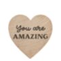 You Are Amazing, Little Pocket Hug Keepsake Heart Token, thumbnail 2 of 7