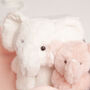 Elephant Plush Toy, Blanket Comforter Baby Gift Set, thumbnail 3 of 5