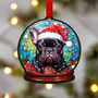 French Bulldog Dog Tree Decoration, thumbnail 3 of 6