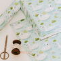Personalised New Baby Swan Wrapping Paper, thumbnail 1 of 3