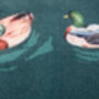 Hug Rug Swimming Ducks Teal, thumbnail 2 of 3