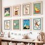 The Lion And The Unicorn Vintage Nursery Print, thumbnail 2 of 10