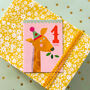 Mini Giraffe 1st Birthday Card, thumbnail 4 of 5