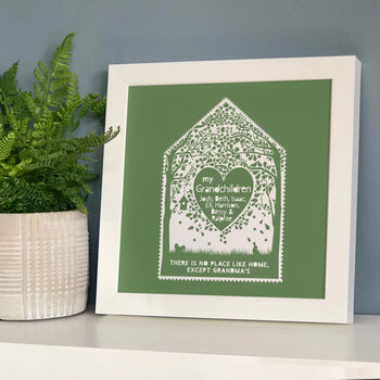 Personalised Family Heart Of The Home Framed Print, 4 of 7