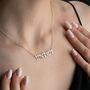 Viking Alphabet Name Necklace, thumbnail 1 of 7