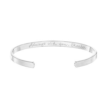 Men's Personalised Open Bangle, 5 of 7