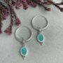 Sterling Silver Dreamy Sleepers Turquoise Gemstone, thumbnail 1 of 5