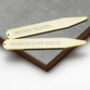 Personalised Gold Plated Collar Stiffeners, thumbnail 3 of 7