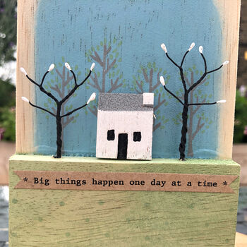 Wooden Plaque One Day At A Time, 4 of 8