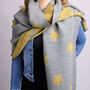 Star Soft And Snugly Reversible Blanket Scarf, thumbnail 2 of 11