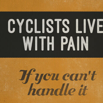 Eddie Merckx Quote Cycling Poster Print, 2 of 3