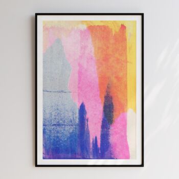 Abstract Riso Pink, Purple, 4 of 7