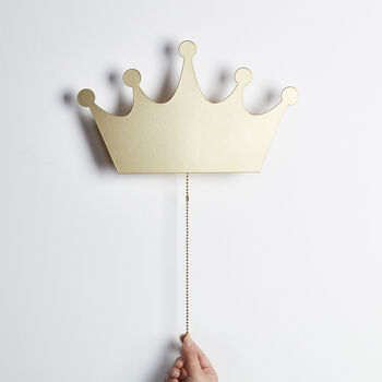 Gold Crown Wall Light, 2 of 2