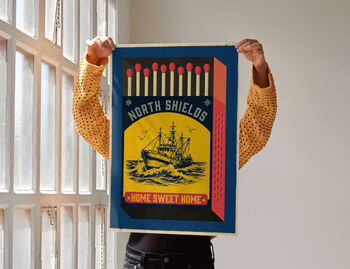 North Shields Matchbox Art Print Poster, 4 of 4