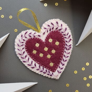 Starlit Design Textile Heart Kit, 2 of 4